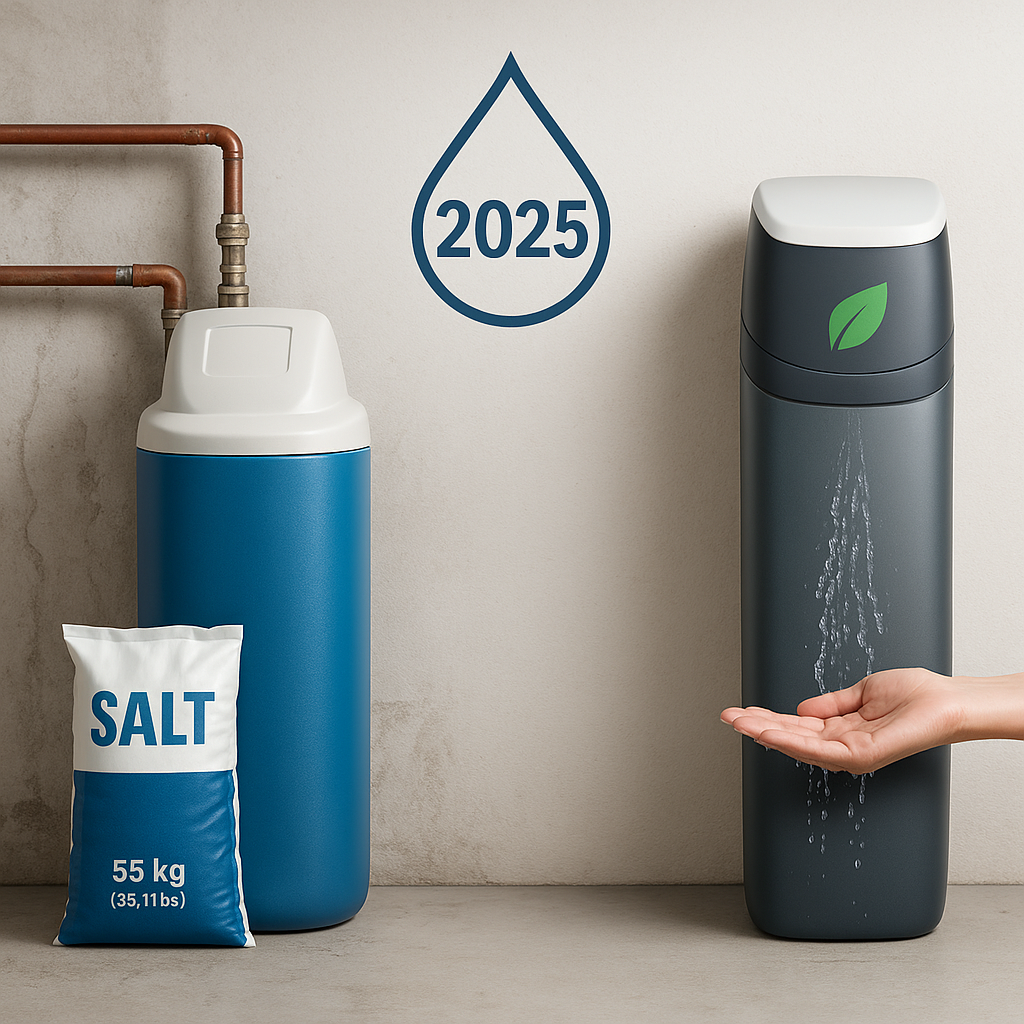 Adoucisseurs d’eau : faut-il passer au sans‑sel en 2025 ?