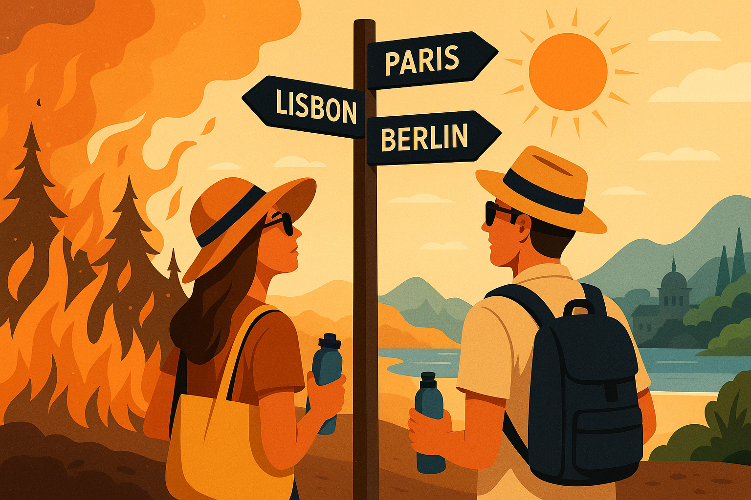 Wildfires & Canicule : comment adapter votre voyage en Europe cet été ? 