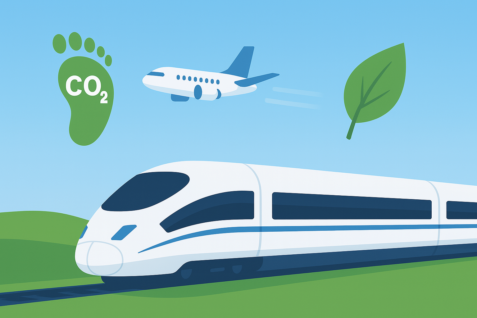 Train vs avion : faut-il éviter les vols court‑courriers pour voyager plus green ?