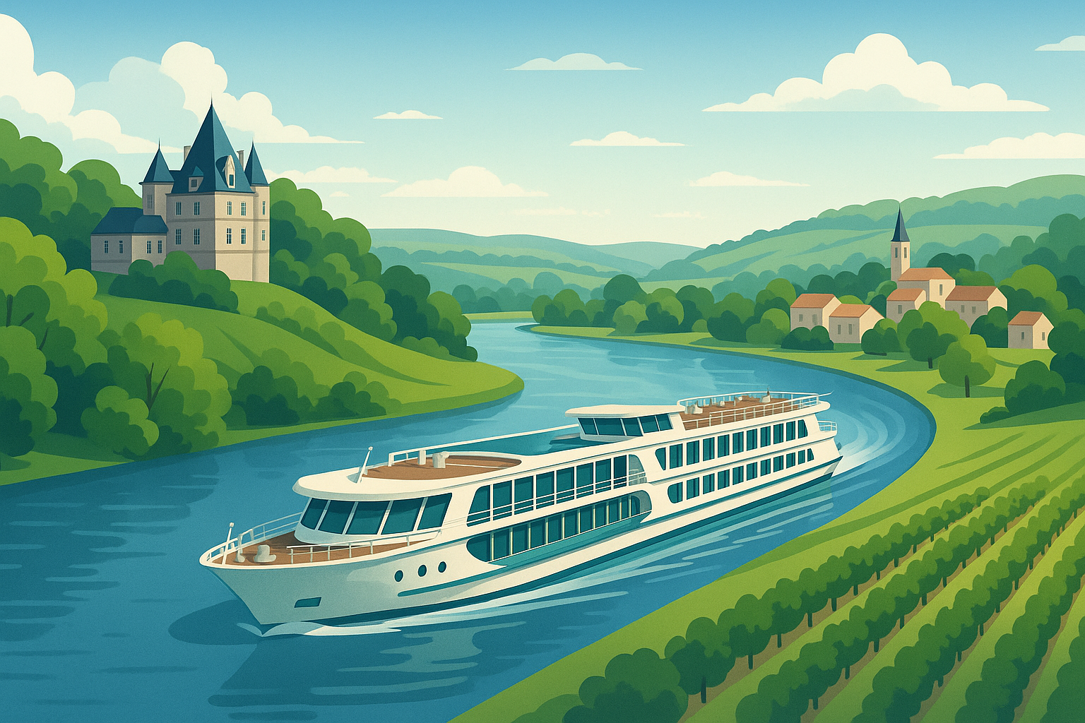 Les croisières fluviales en France : nouvelle tendance 2025