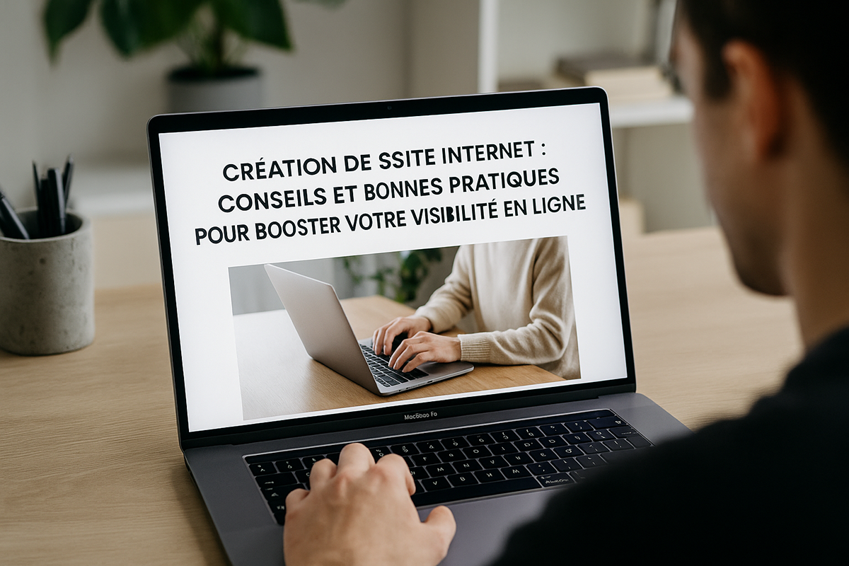 Création de site internet : conseils et bonnes pratiques pour une visibilité optimale