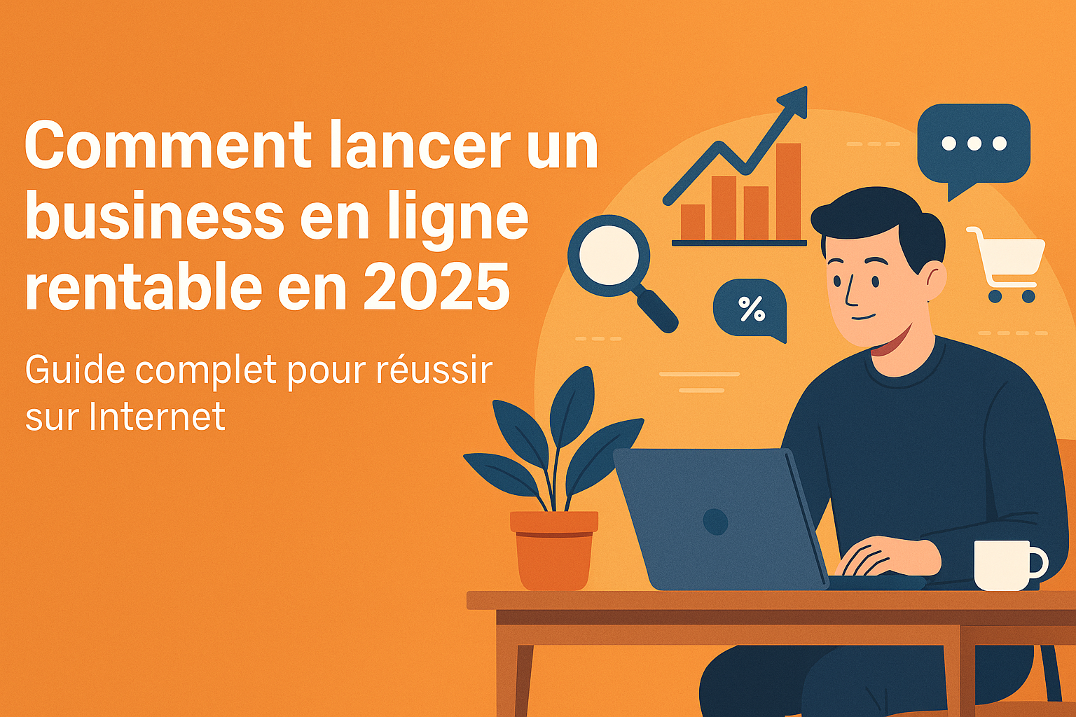 Comment monter un business grâce à Internet en 2025 : guide complet pour se lancer