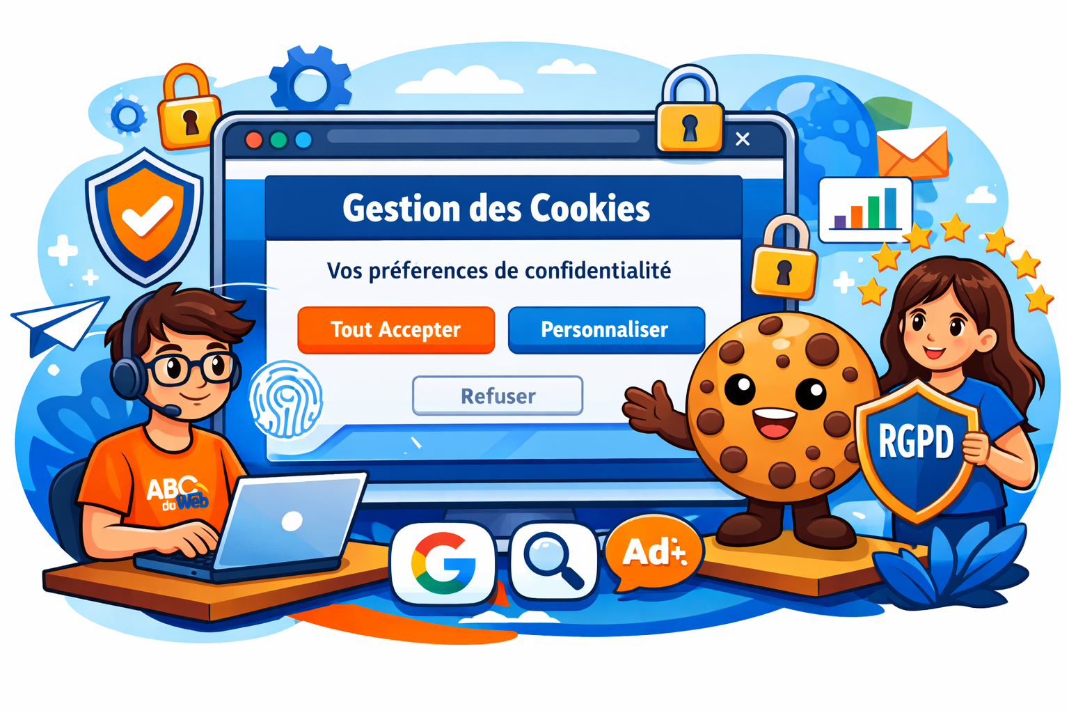 Tarteaucitron : les avantages d’un gestionnaire de cookies RGPD simple et efficace