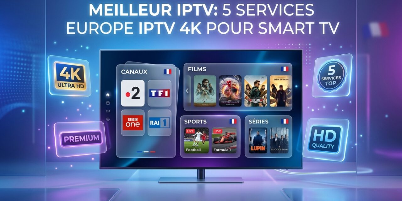 Meilleur IPTV: 5 Services Europe IPTV 4K Pour Smart TV