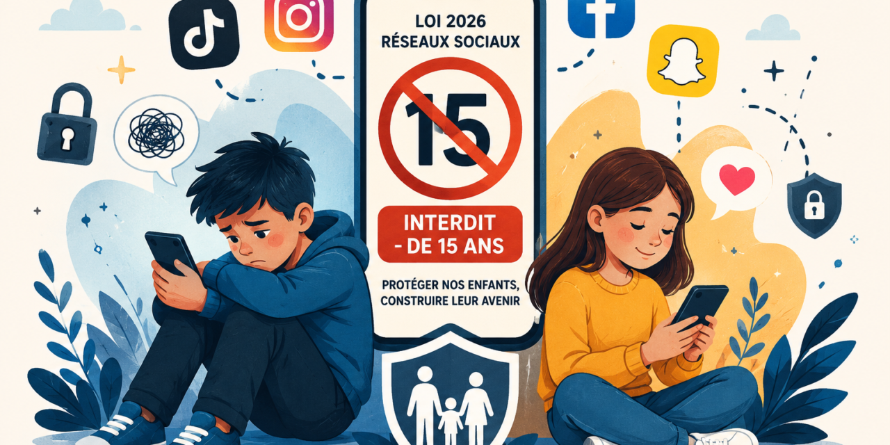 Réseaux sociaux : une nouvelle loi pour protéger les mineurs de moins de 15 ans
