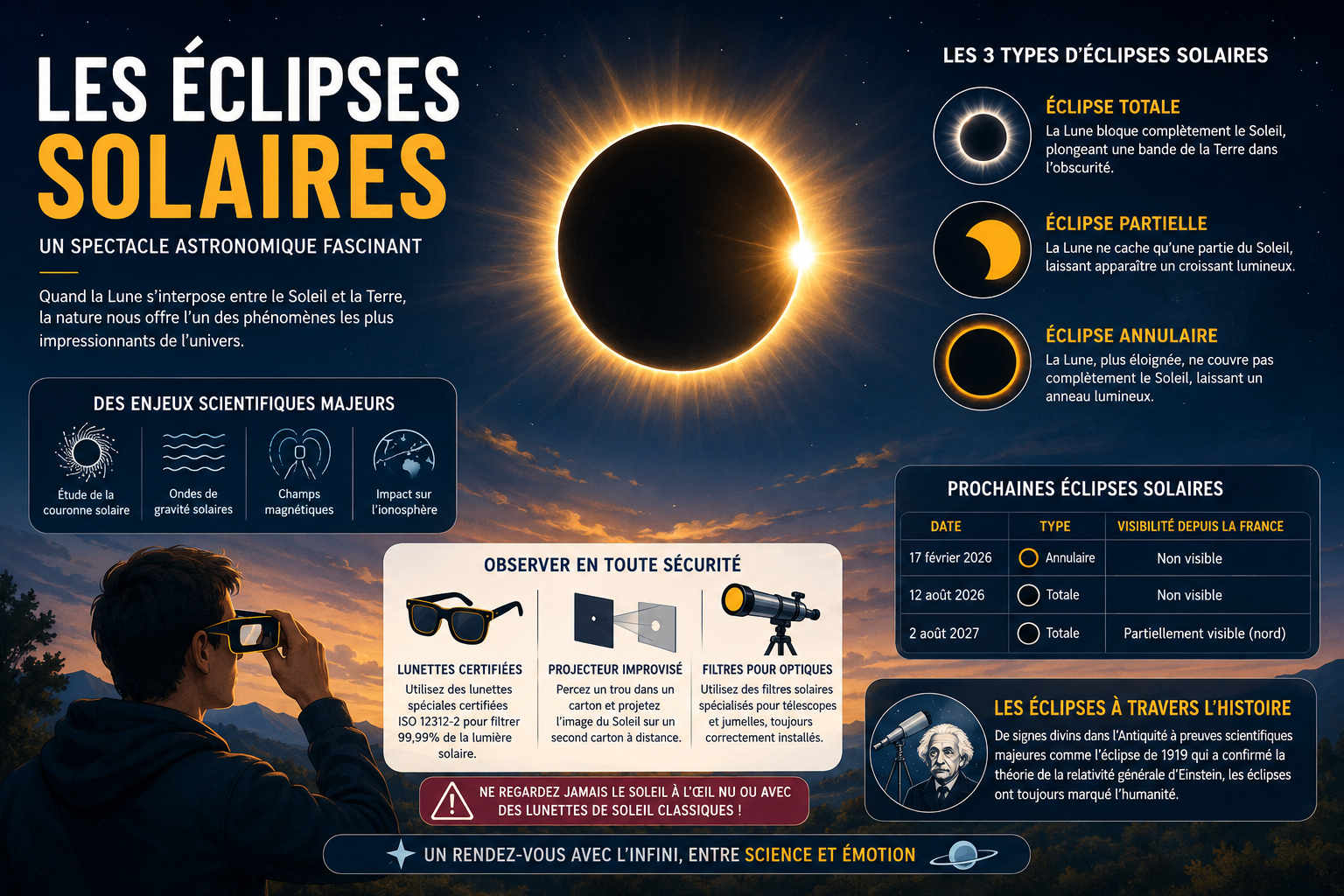 Les Éclipses Solaires : Un Spectacle Astronomique Fascinant